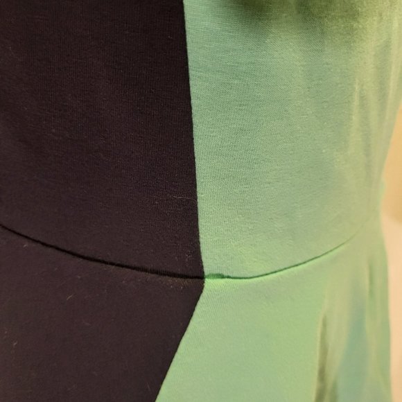 Express NWT Block Colored Peplum Tank Turquoise & Navy M - Picture 5 of 7